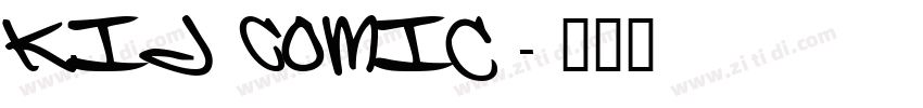 Kid Comic字体转换